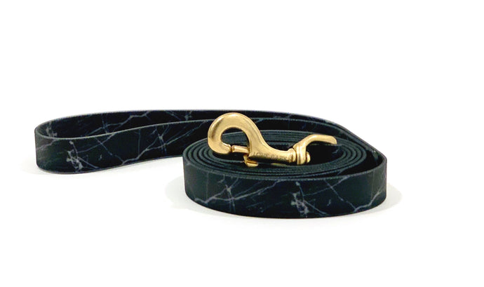 Black Marble Waterproof Leash